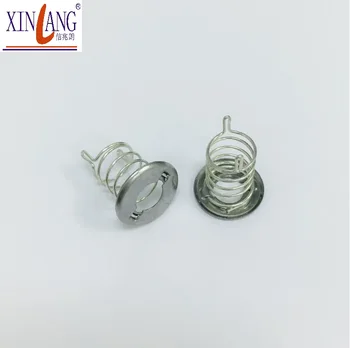 

Touch buffer spring ( for PCB) with metal plate, double end