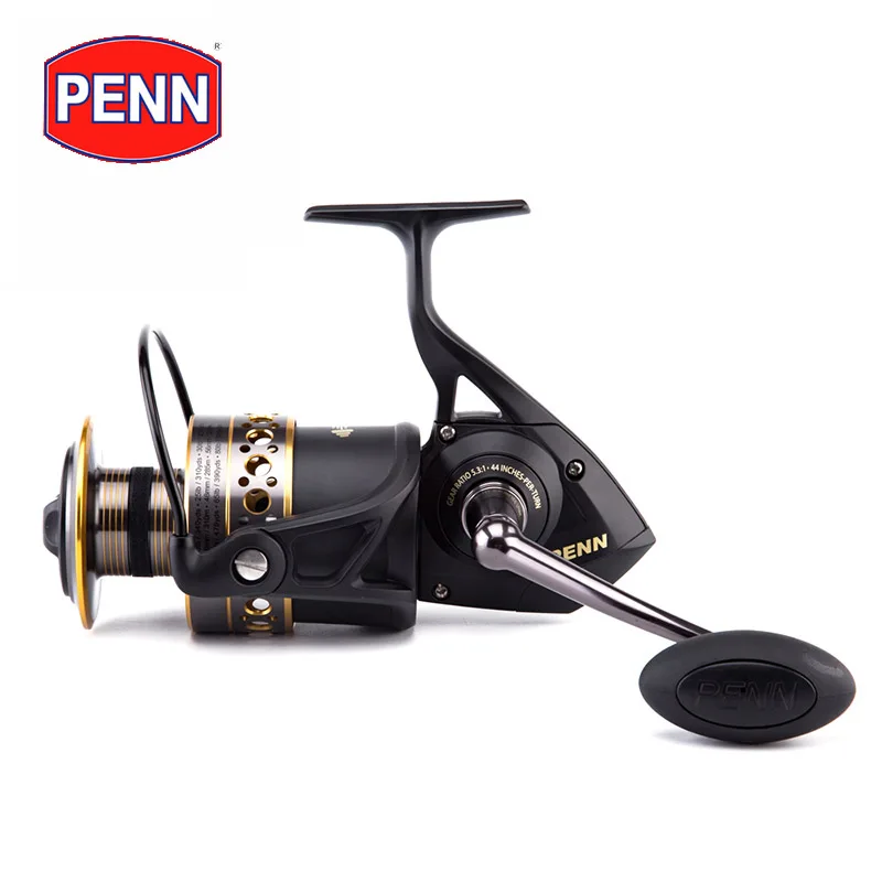 PENN BATTLE II 3000-8000 Spinning Reel 5+1BB Ball Bearings Metal Body Fishing Reel Smooth HT-100 Wheel Carp Fishing Tackle PENN BATTLE II 3000-8000 Spinning Reel 5+1BB Ball Bearings Metal Body Fishing Reel Smooth HT-100 Wheel Carp Fishing Tackle