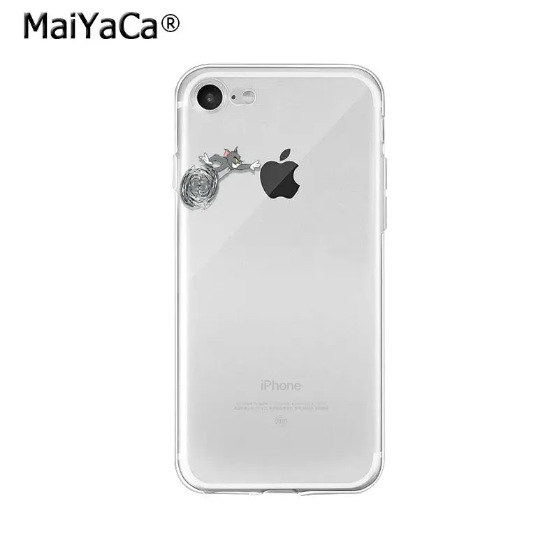 MaiYaCa Том и Джерри ТПУ Мягкий силиконовый чехол для телефона чехол для Apple iPhone 8 7 6 6S Plus X XS MAX 5 5S SE XR мобильных телефонов - Цвет: A13
