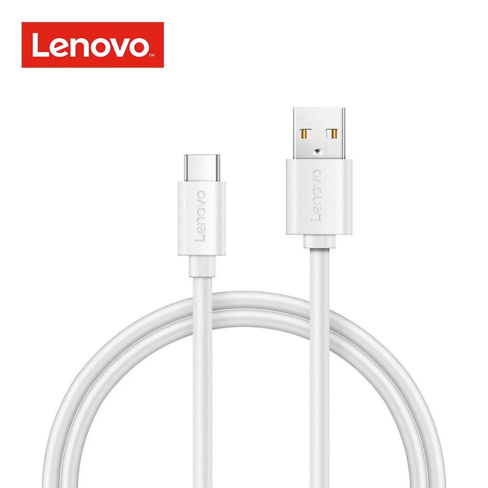 Lenovo usb type-C кабель 2A USB C кабель передачи данных для быстрой зарядки type-C USB Кабель зарядного устройства для lenovo OnePlus Xiaomi - Цвет: WHITE