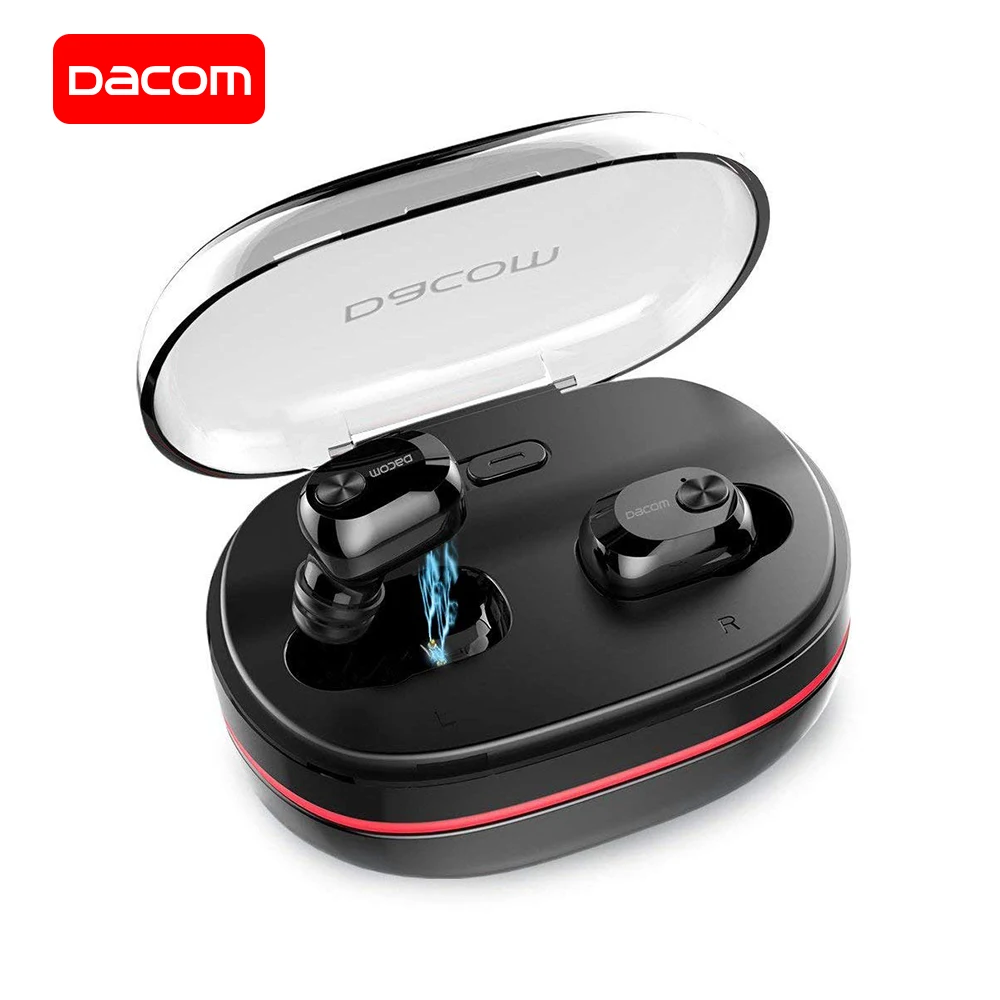 

DACOM K6H Pro Wireless Earphones TWS 5.0 Bluetooth Earbuds Mini Invisible Earpiece Auto Pairing for Xiaomi Huawei Samsung iPhone