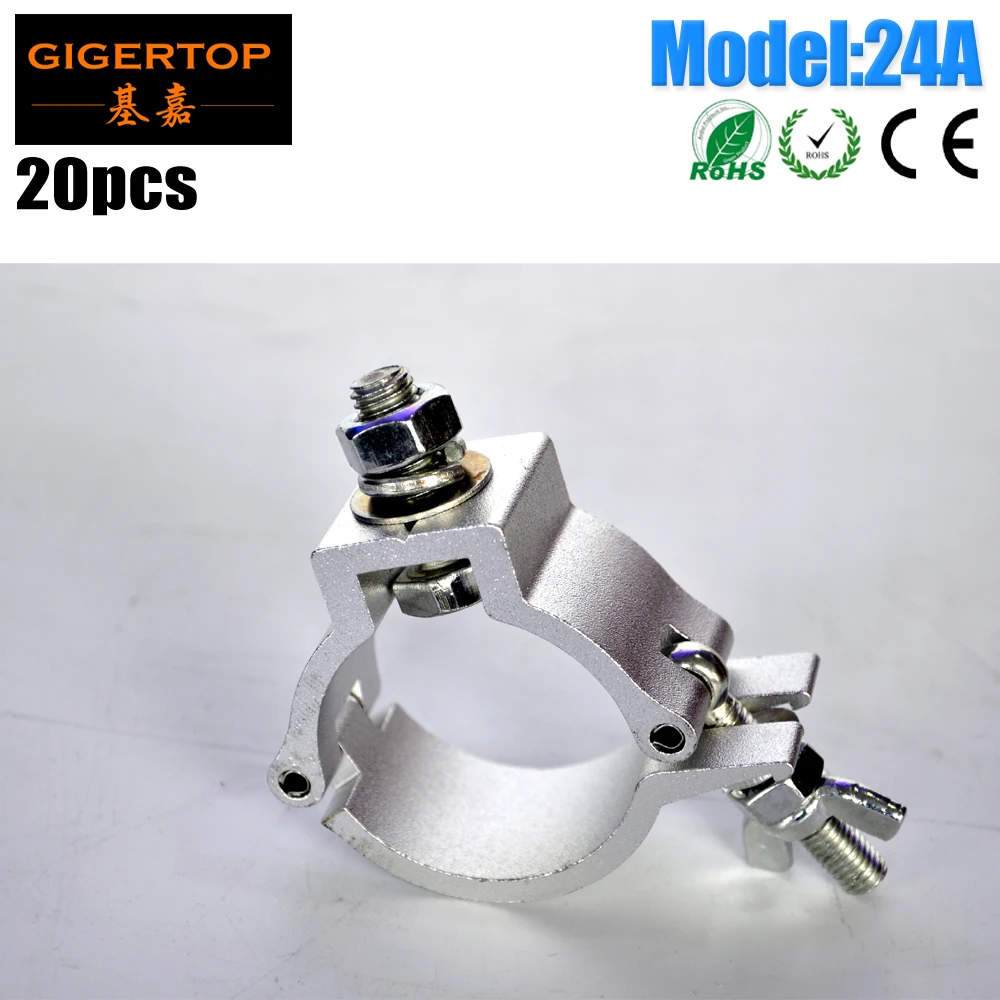 Gigertop 20PCS 24A Aluminum Hanging Clamp for Led Par Light/Mini Led