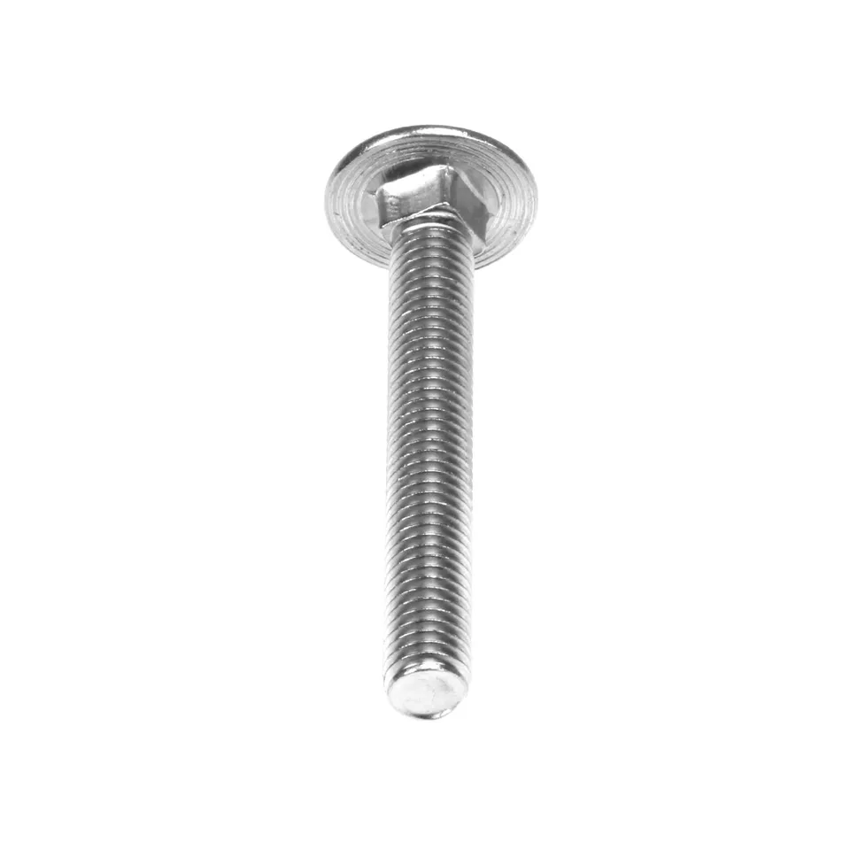 10pcs 8mm M8 A2 STAINLESS STEEL COACH BOLTS CUP SQUARE CARRIAGE BOLT SCREWS DIN 603