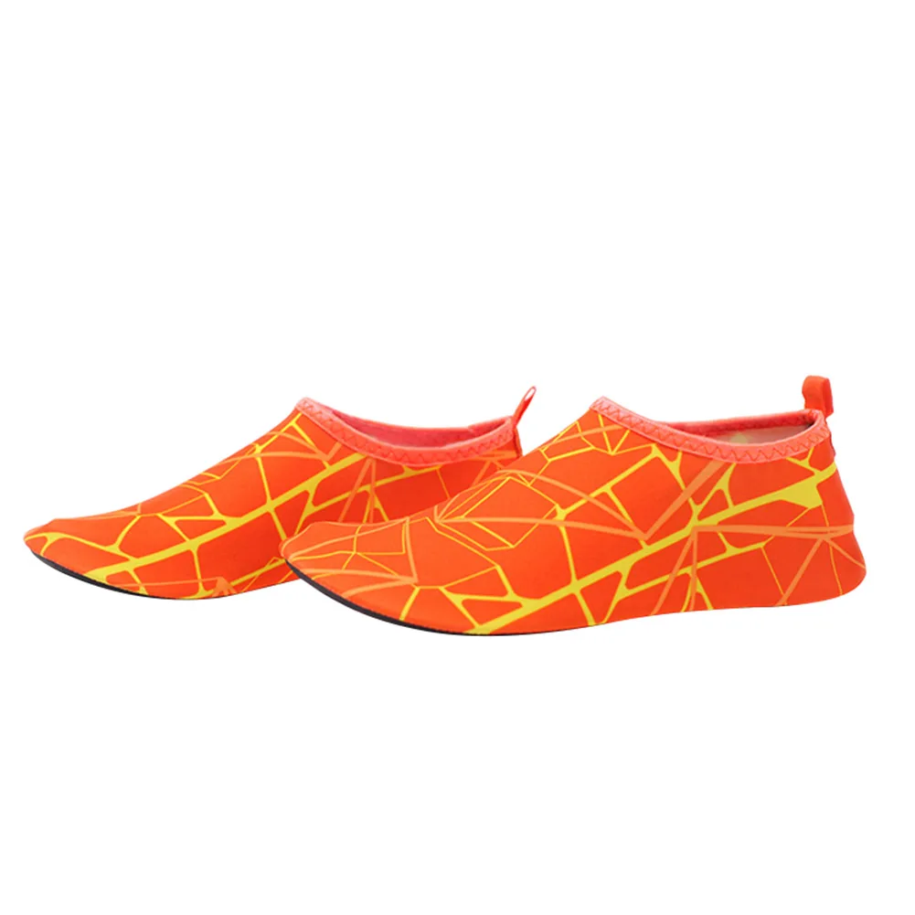 1 пара босиком Аква кожа гидроноски обувь для серфинга пляж дайвинг плавание Йога XR-Hot - Цвет: Оранжевый