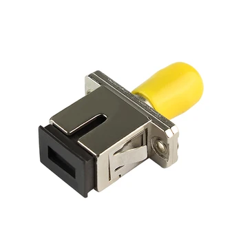 

50pcs Fiber Optic Adapter SC-ST UPC Singlemode Simplex SM Adaptor Coupler SC/UPC-ST/UPC Metal Body