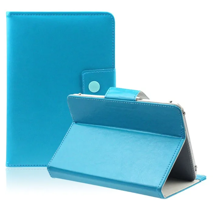 10,1 дюймов Печатный чехол для планшета универсальный для acer Iconia One 10(B3-A32) PU кожаный магнитный чехол отверстие для камеры отсутствует - Цвет: SOLID COVER BLUE
