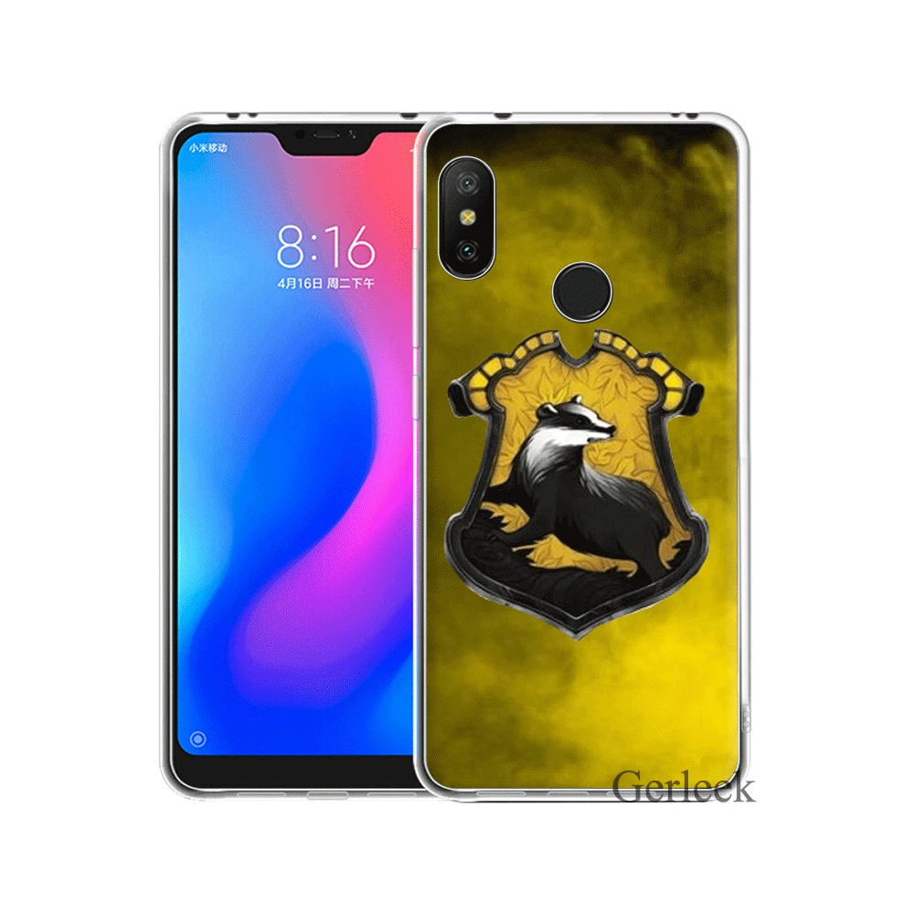 Жесткий чехол Desxz Hogwarts Hufflepuff для Xiaomi Mi 5 5S 6 8 Lite SE A1 5X A2 F1 9 MAX 3|Чехлы-накладки| |