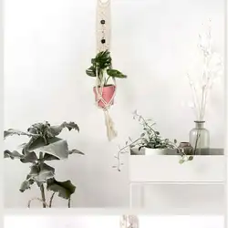Nordic цветочный горшок Твердые Хлопок Ткань Гобелен корзина Модные подвесные корзины для дома и сада декор цветочный горшок Декор поставки
