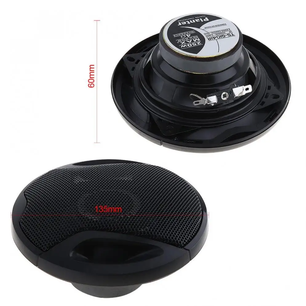TS G1041R 2 шт. 4 дюйма 250 Вт автомобильный HiFi коаксиальный динамик автомобильная