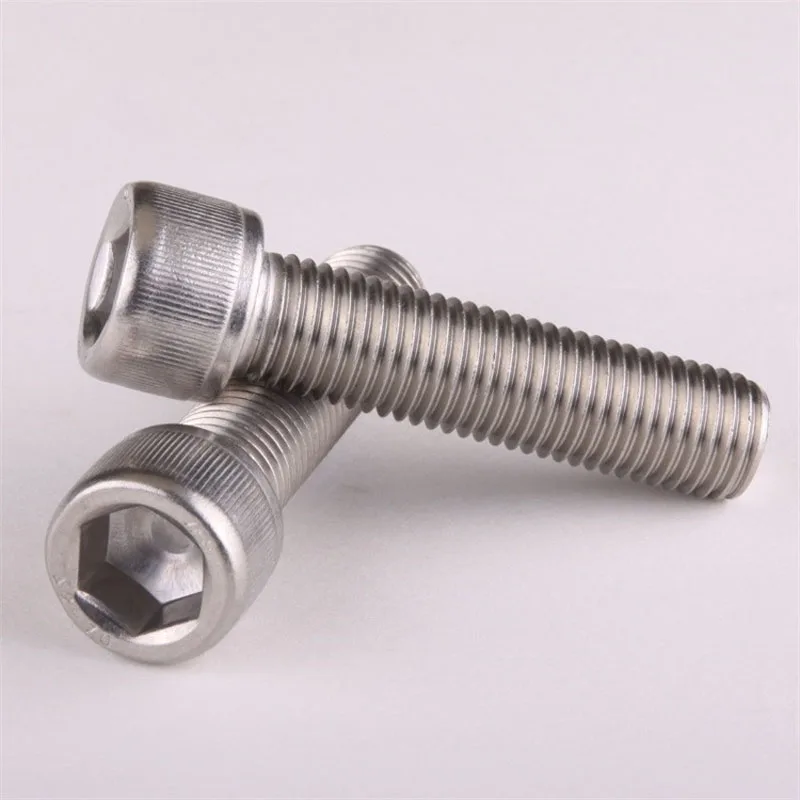 10PCS-M6*8/10/12/14/16...40MM DIN912 5PCS-M6*45/50/55/60...130MM 304 Stainless Steel Hexagon Socket Screws | Обустройство дома