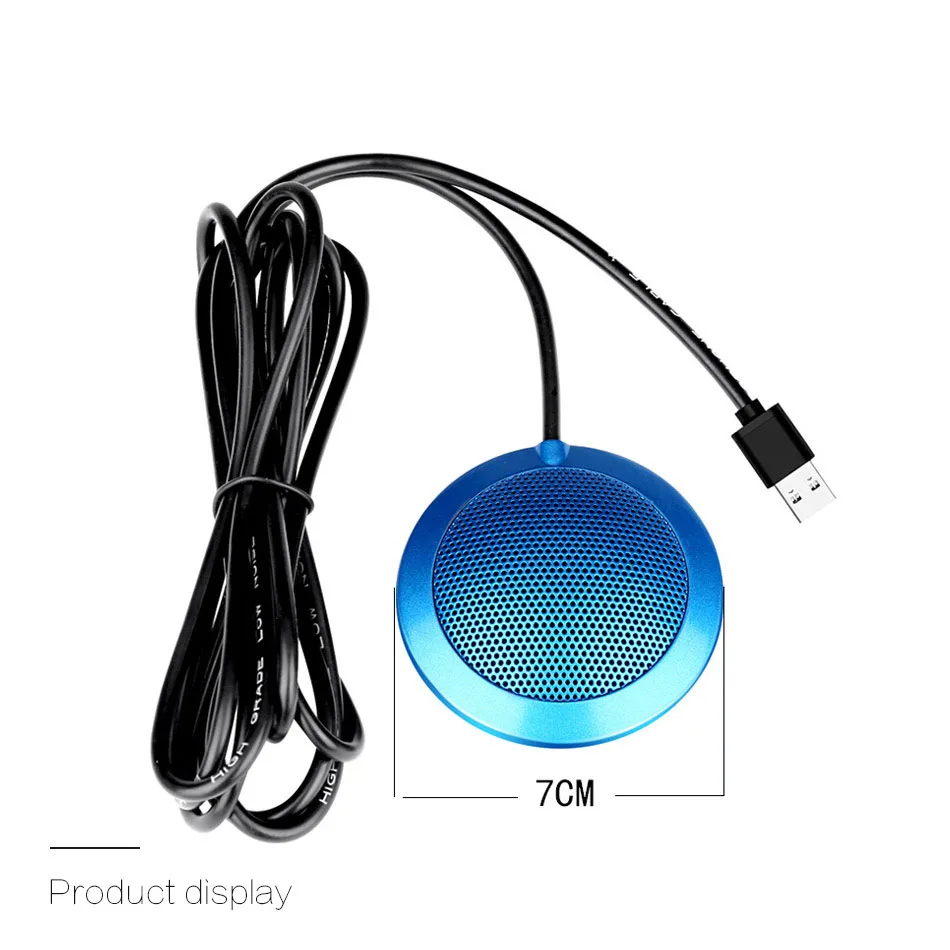 Микрофон KEXU с USB разъемом многонаправленный настольный микрофон для конференций