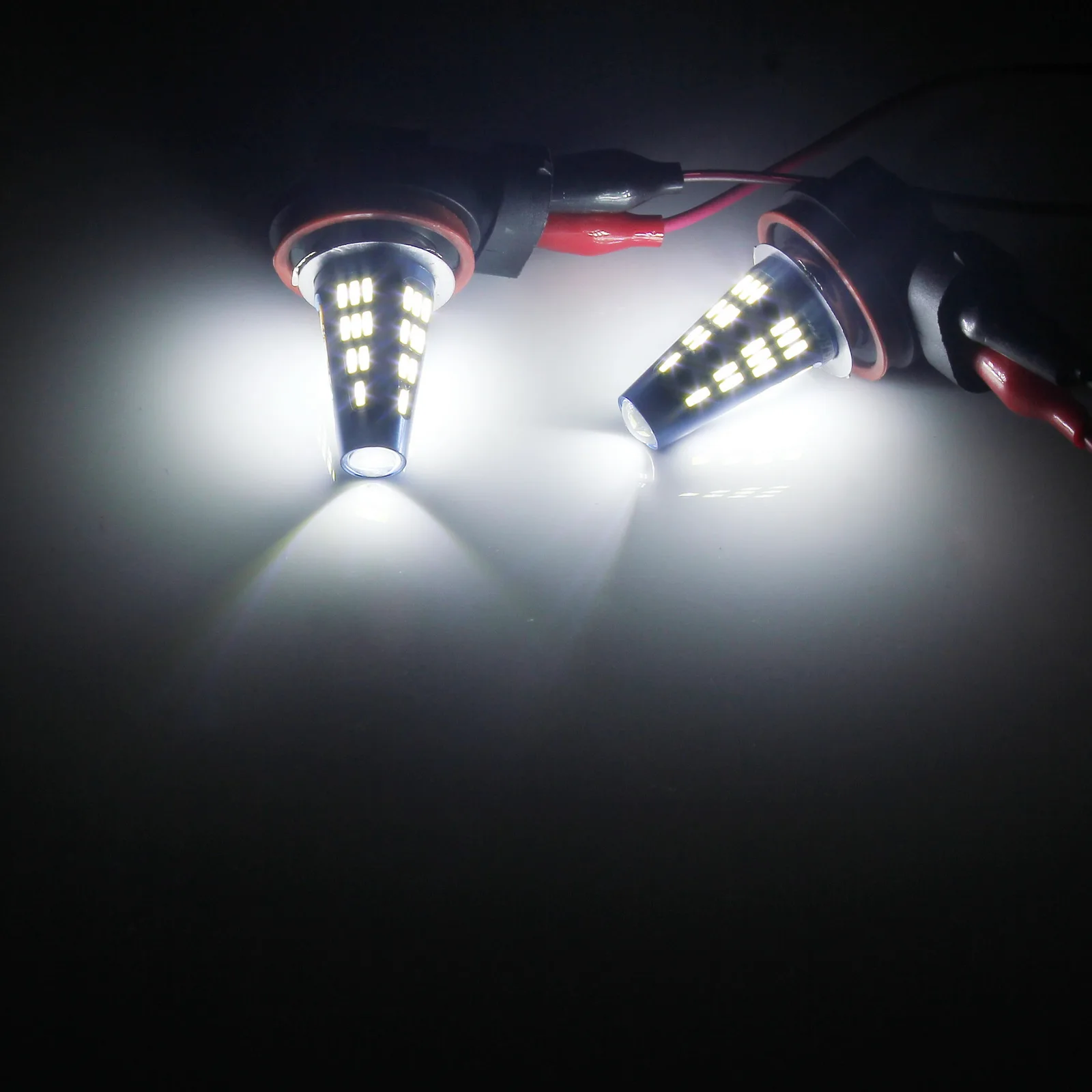 ANGRONG 2x H11 H8 48 SMD 5 Вт светодиодные фары Противотуманные ходовые лампы белый