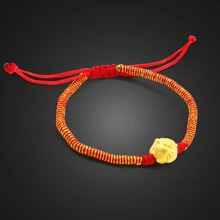 Мода 925 Серебряный браслет-цепочка Женский Золотой счастливый золотой свинья браслет девушка милый стиль подарочные браслеты и ювелирные изделия