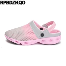 Кроссовки закрытый носок мулы Дизайнерская обувь мужчины высокого качества сандалии слайды водонепроницаемый спорт лето хороший меш на открытом воздухе домашние тапочки