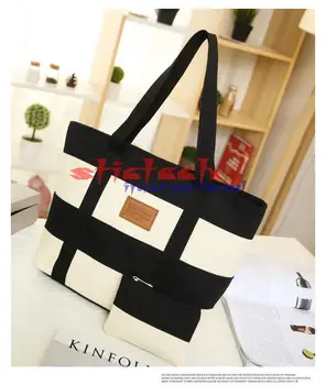 

by dhl or ems 100pcs 2017 Canvas Bag Fashion Color Stripes Printing Handbags Ladies Large Shoulder Bag Totes Casual Bolsa Bags