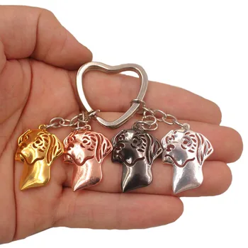 

2020 English Pointer Dog Animal Cute Gold Silver Plated Keychain For Bag Car Women Men Girls Boys Love Jewelry K171