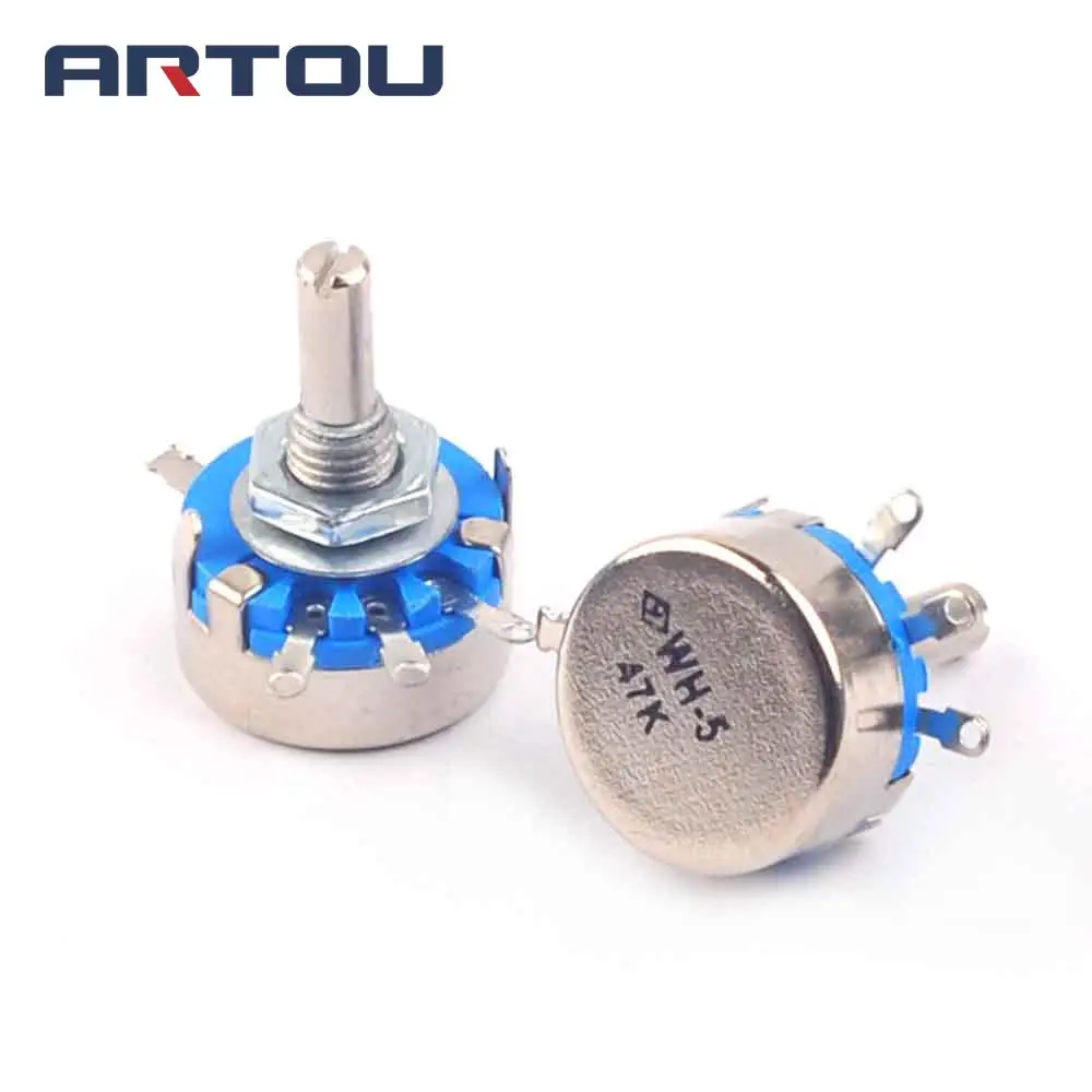 10PCS WH5 1A 47K Potentiometerin Potentiometers from Electronic