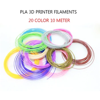 

Pla Filaments For 3D Printer Machine 20 Color 10 Meter 1.75Mm 3D Pen Filaments Accessories Suppliers Pla-18