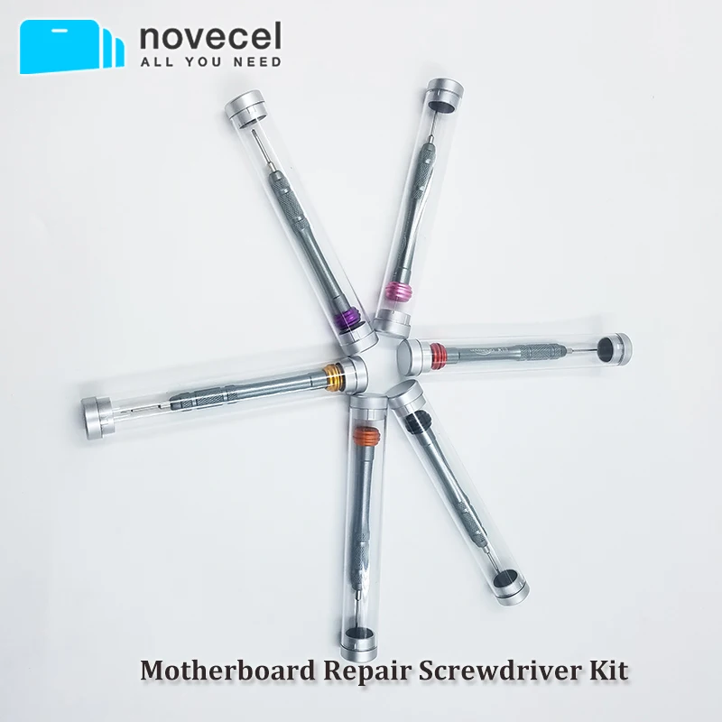 

10Pcs Novecel UD1111 Precision Fixture Mobile Phone Circuit Board Repair Tools BGA PCB Rework Station Holder Screwdriver Kit