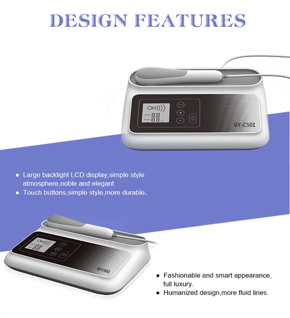 

High energy ultrasound therapy for occupational neck pain physiotherapy equipment