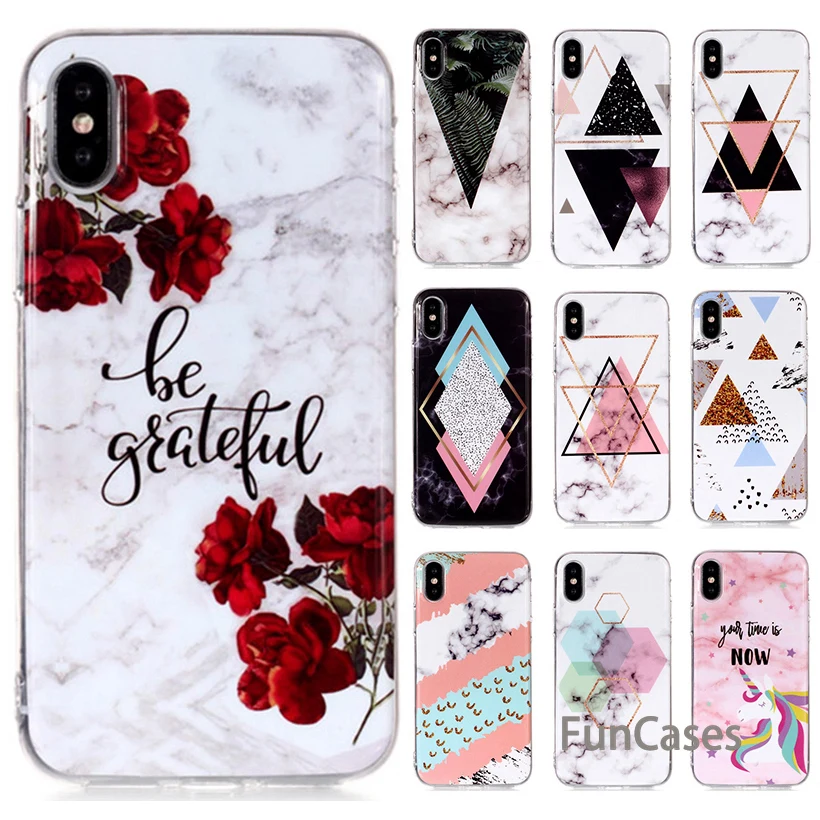 Case For Sony Xperia L1 L2 Soft Luxury Marble Flower Letter Silicone Back Cover wonderful Telefon | Мобильные телефоны и