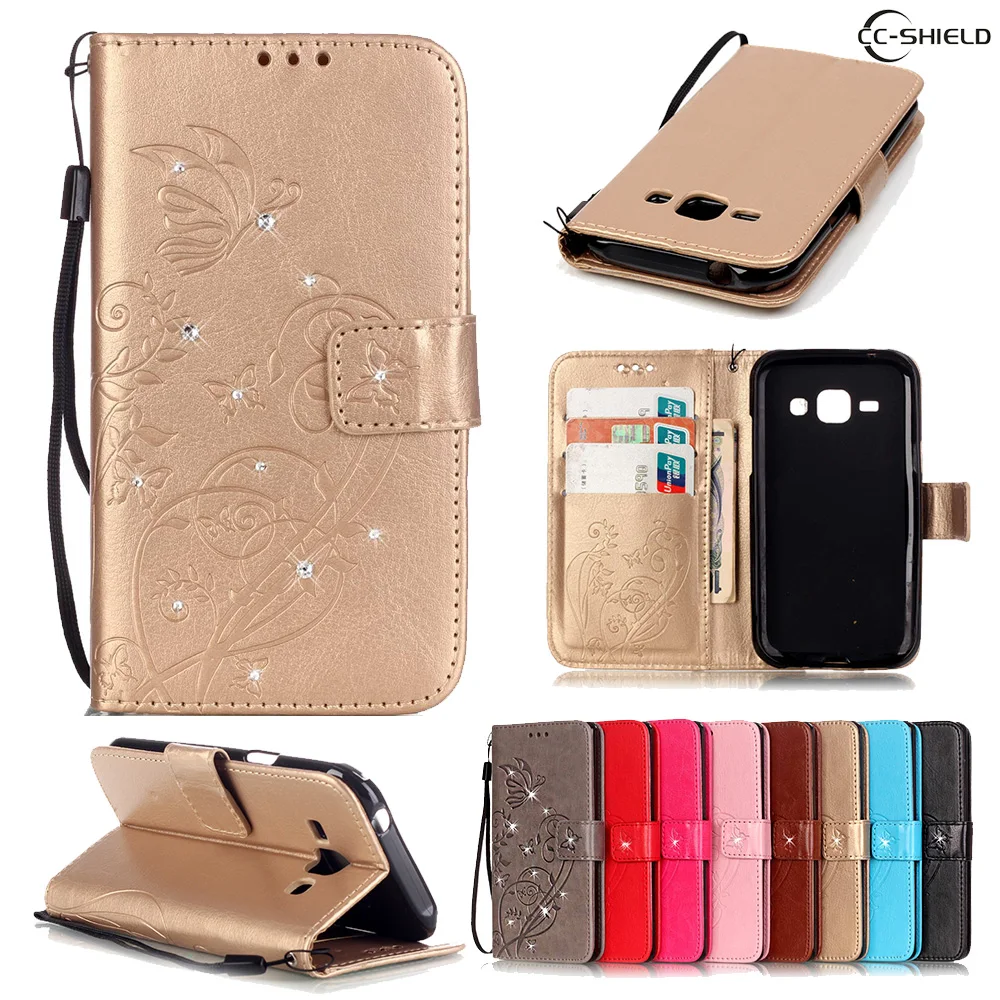 

Case for Samsung Galaxy J1 J 1 2015 100 J100 J100F J100FN J100H SM-J100 SM-J100F SM-J100FN SM-J100H Leather Diamond Phone Case