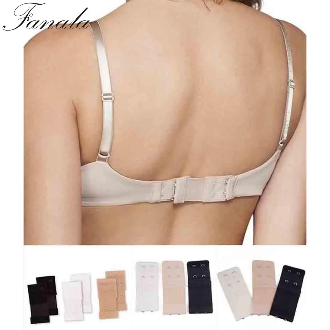 Adjustment Extension Bra Two Row Size Elastic Two Button Bucklein