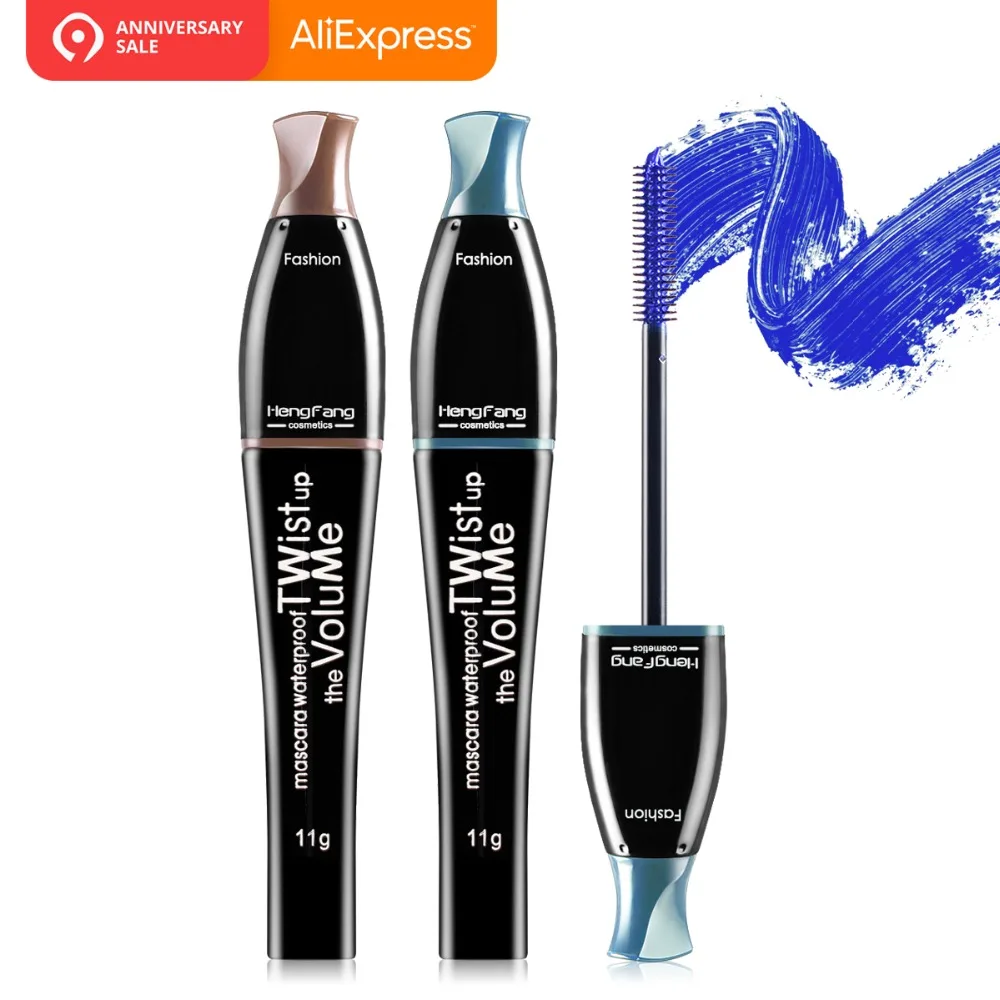 

Lengthening Curling 4 Colors Mascara Waterproof Eye 11g Makeup Brand HengFang #H6160