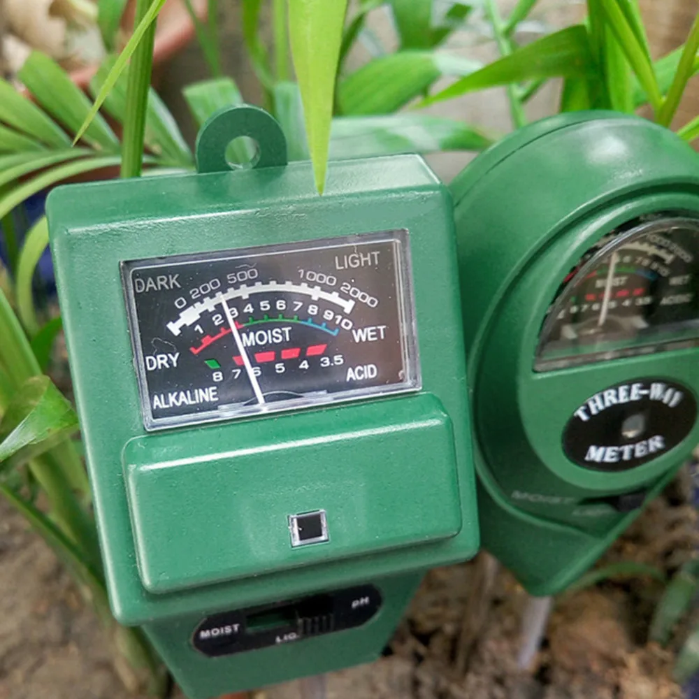 

Digital PH Meter 3 in 1 plants Flowers Soil Water Light Tester Sensor Monitor for Aquarium Indoor Garden Plant Moisture PH meter