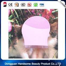Electric Face Cleanser Vibrate Waterproof Silicone Cleansing Brush Massager Facial Vibration Skin Care Spa Massage