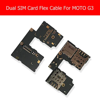 

Dual&Single Sim Card Flex Cable For Motorola MOTO G (3rd Gen) 2015 (Gen 3) XT1540 XT1550 Memory Card Slot Flex Cable Replacement