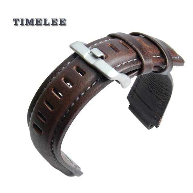 Genuine Leather Watch band Watch Strap.Replacement for Timex T45601,T2N721 E-tid Genuine Leather Watch band Watch Strap.Replacement for Timex T45601,T2N721 E-tid
