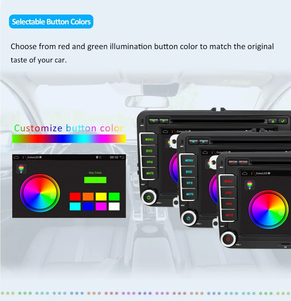 Cheap Bosion 2 din  Octa core Android 8.1 Car DVD Player GPS for Volkswagen Passat CC Polo GOLF 5 6 Touran EOS T5 Sharan Tiguan Radio 5