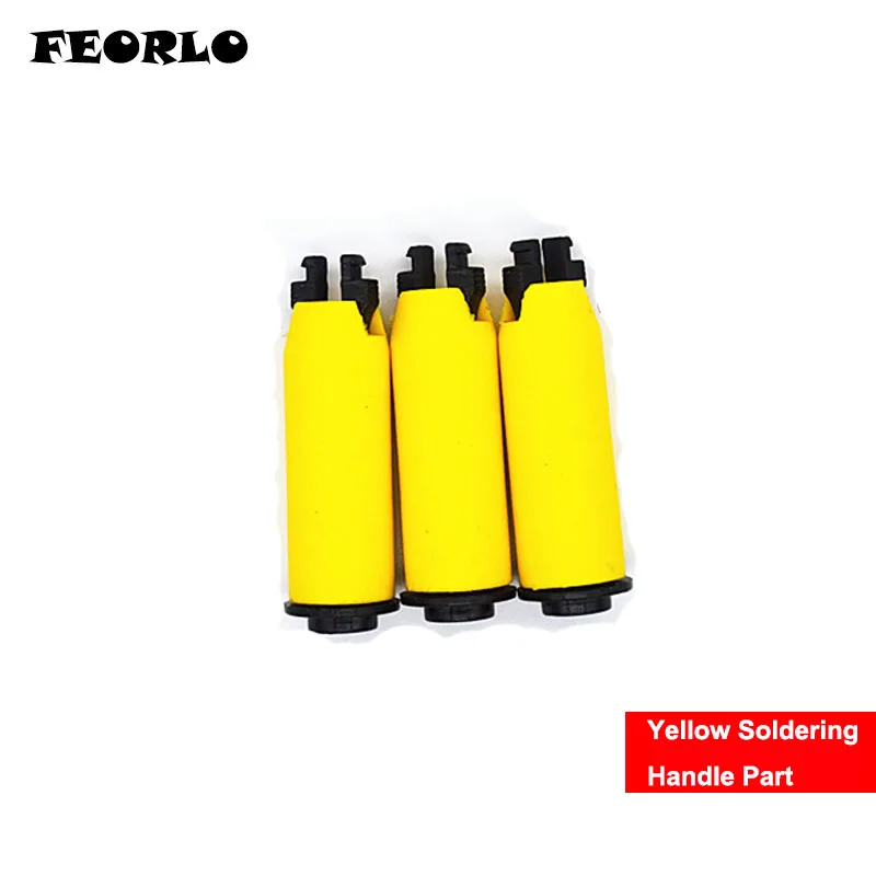Feorlo 1 шт. желтый FM2028 паяльная ручка часть розетка рукав для Hakko FX951 T12 Железный
