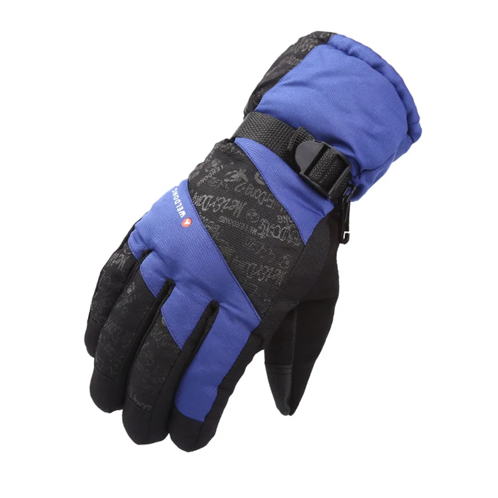 REVIT перчатки для верховой езды черные мотоциклетные велосипедные кожаные длинные перчатки# H3 - Цвет: Синий