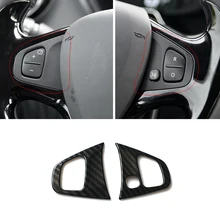 Corpo do carro styling interior detector vara volante LHD ABS Interior Kit Guarnição quadro 2 pcs Para Renault Captur 2013 2014 2015 2016