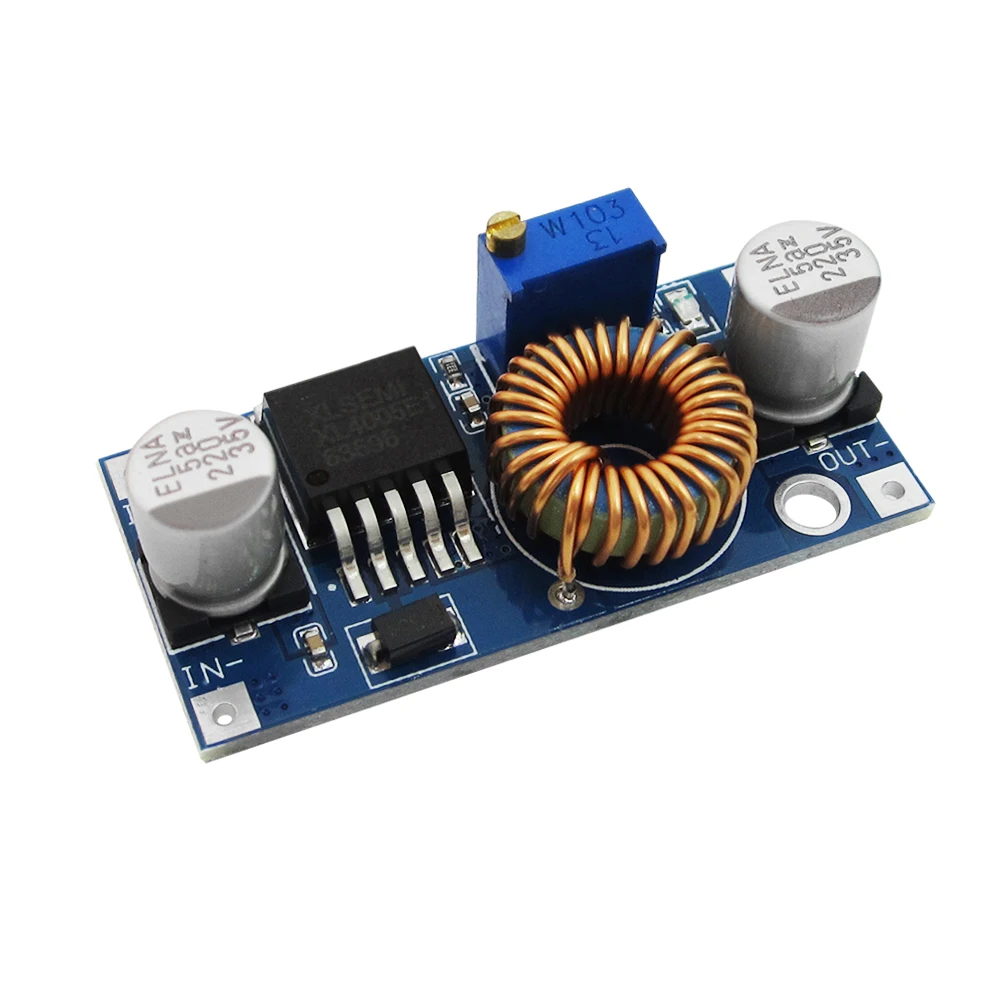 

1PCS XL4005 DSN5000 Beyond LM2596 DC-DC adjustable step-down 5A power Supply module,5A Large current Large power