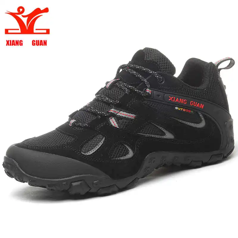 18 Xiang Guan Hiking Shoes Low Cut Boots Outdoor Sneakers Athletic Sport Shoes Men Trekking Breathable Climbing Shoe New Arrival