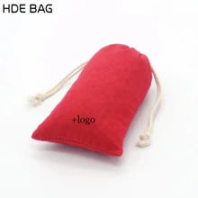 Льняной мешочек упаковка ювелирных изделий/макияж/подарок/Свадебные/вечерние/хранения/обуви сумки ткань Drawstring сумки Саше карман печать логотипа пользовательские