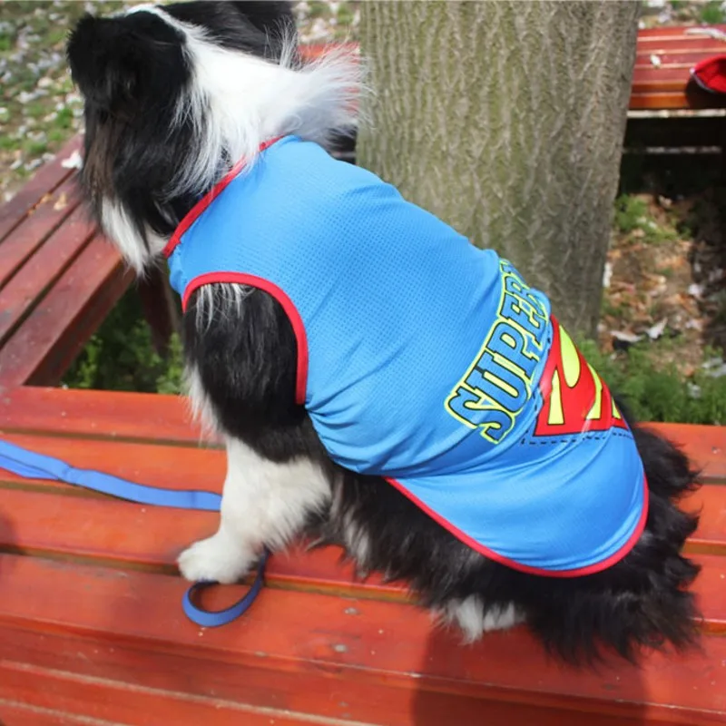 New Listing 2018 Fashion Large Dog Clothes Summer Pet Vest XXXL 9XL Big