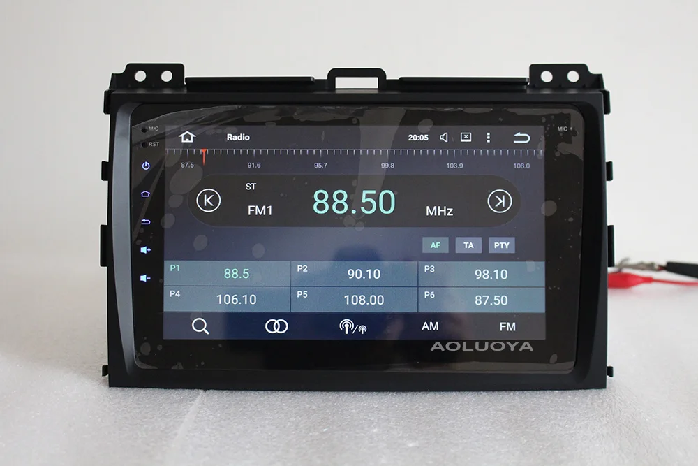 Aoluoya " ips 4 Гб ram Восьмиядерный Android 8,0 автомобильный DVD gps плеер для Toyota Land Cruiser Prado 120 2002-2010 радио gps навигация