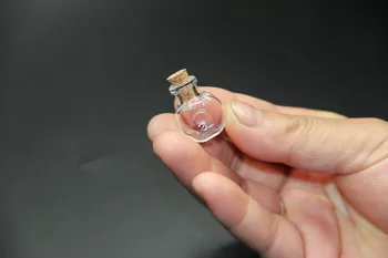 

Mini Cute Glass Bottles Necklace Pendants Small Diy Bottles With Cork Diy Wedding Gift Empty Jars Vial XO Shape Tiny Bott 200pcs