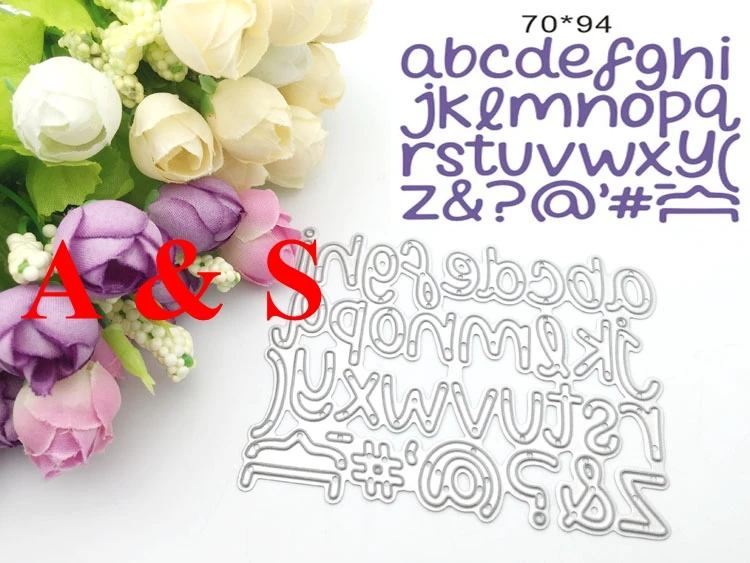  Y321 METAL CUTTING DIES Lower Case Letter Scrapbook card invitation paper craft party decor embossi - 32835104595