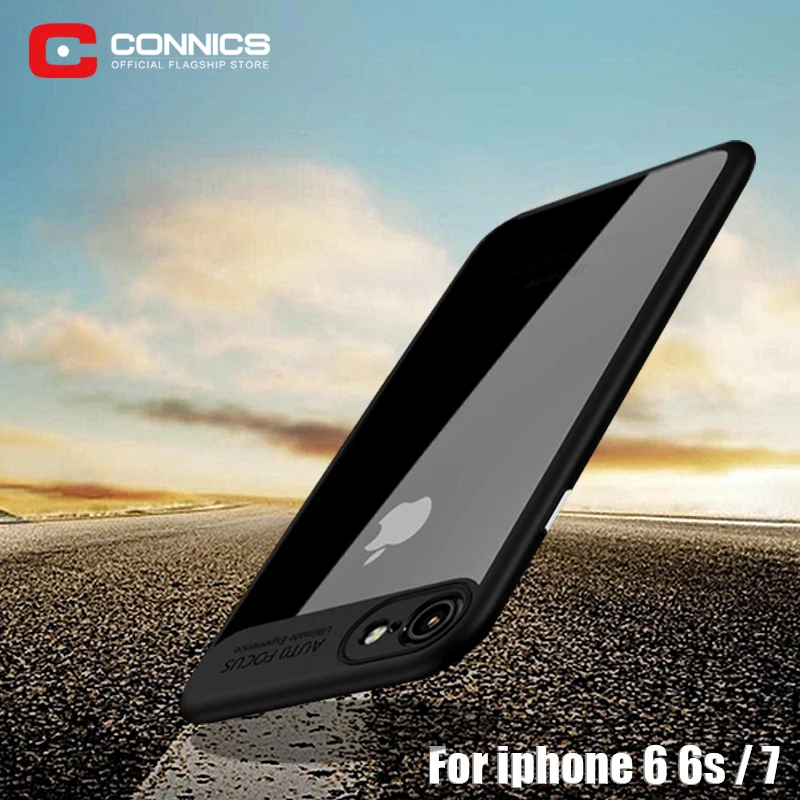Connics чехол для телефона iPhone 7 Полный Защитные ТПУ и акриловые прозрачная задняя