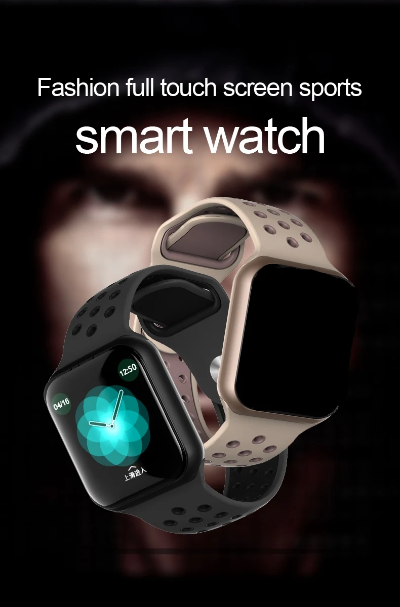 Модные Смарт-часы F8 F9 42 мм с сердечным ритмом кровяное давление напоминание спортивные часы фитнес-трекер pK S226 IWO8 часы