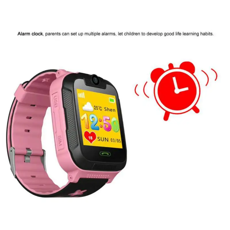 Tracker Monitor Pedometer Camera Wristwatch For Kids 3G Smartwatch Children GPS Safety Smart Watch