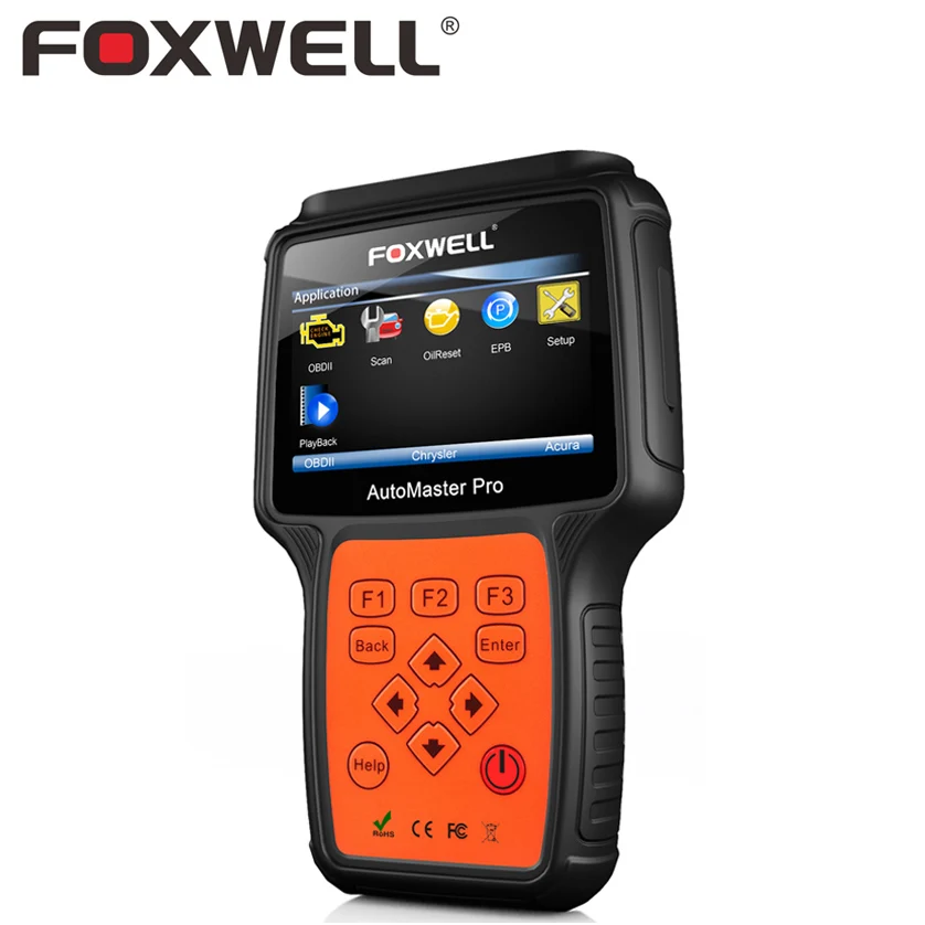 FOXWELL NT624 PRO Full System Auto OBD2 Diagnostic Tool Car ABS Airbag SRS Crash Data Reset OBD