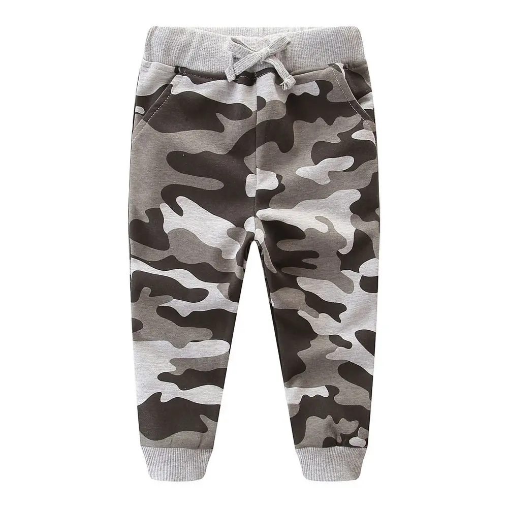 

Littlemandy Boys Pants Camo Printed 100% Cotton Children Trousers 2018 Autumn New Winter Baby Clothes Sweaterpants Kids Leggings