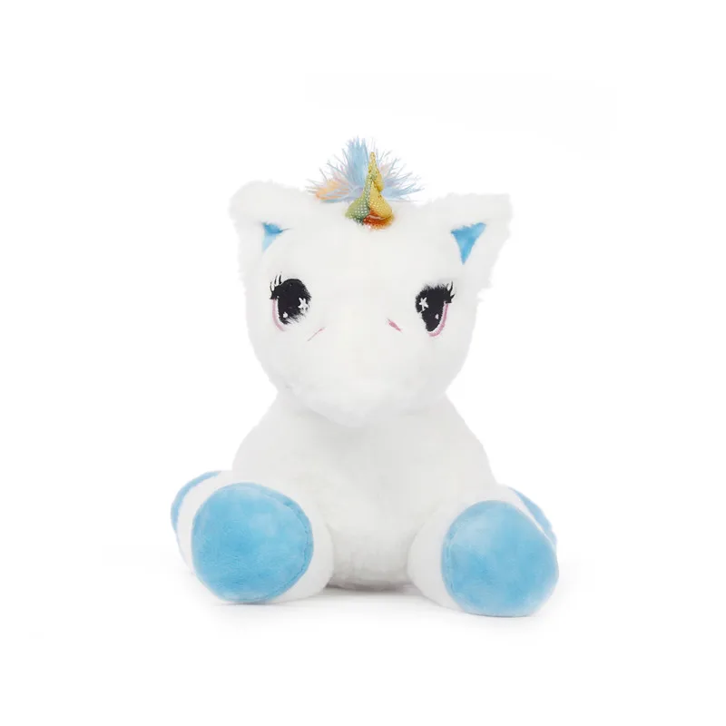 40cm LED Plush Light Up Toys Unicorn Stuffed Animals Plush Toys Cute Pony Horse Toy Soft Doll Kids Toys Christmas Birthday Gifts