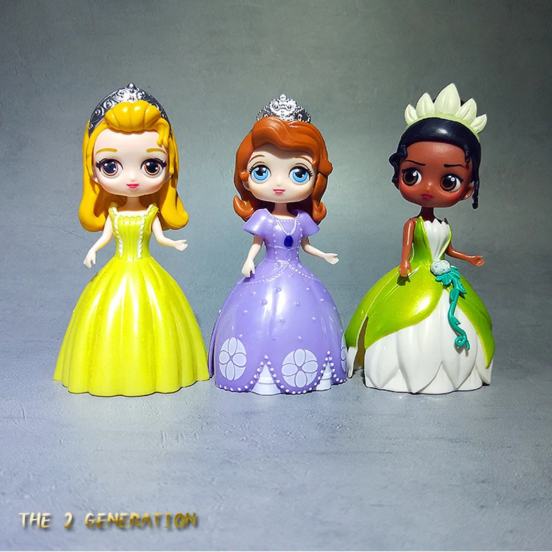 6 шт. Disney Замороженные Куклы Эльзы из мультфильма Холодное сердце белый купальник